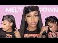 TRENDY TWO PIGTAIL HALF UP/DOWN FRONTAL WIG INSTALL FT JULIA HAIR