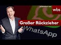 WhatsApp macht spektakulären Rückzieher: befürchtete Sanktionen kommen doch nicht | RA Solmecke