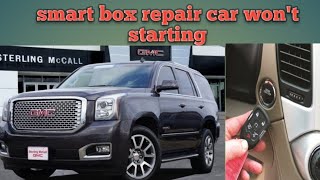gmc yukon denali 2015-2018 smart key/key fob not working,key is not detected issue solved