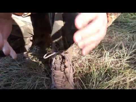 Как удобно завязать берцы - YouTube