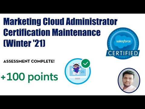 Marketing Cloud Administrator Certification Maintenance (Winter '21)