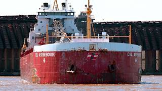 CSL Assiniboine - Beginning the Longest Great Lakes Voyage