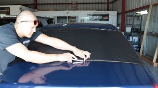 How to remove old tint & adhesive