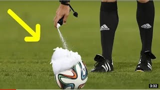 10 Funny moments with vanishing spray in Football