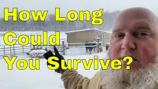 Winter Storm Prep, Would You Survive?