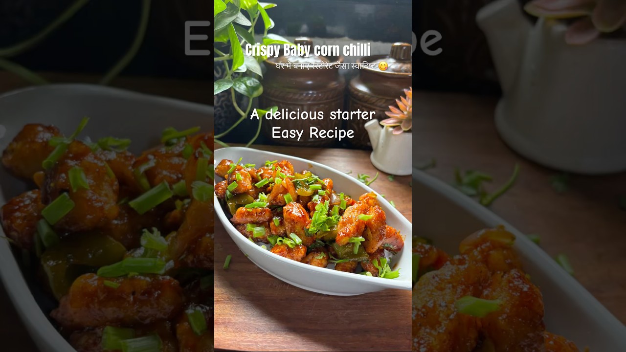 Baby corn dry chilli fry 