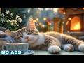 Cat Relaxing Music 💤 Cat Piano Music - Soft Fireplace Style Sounds Helping Cat Sleep