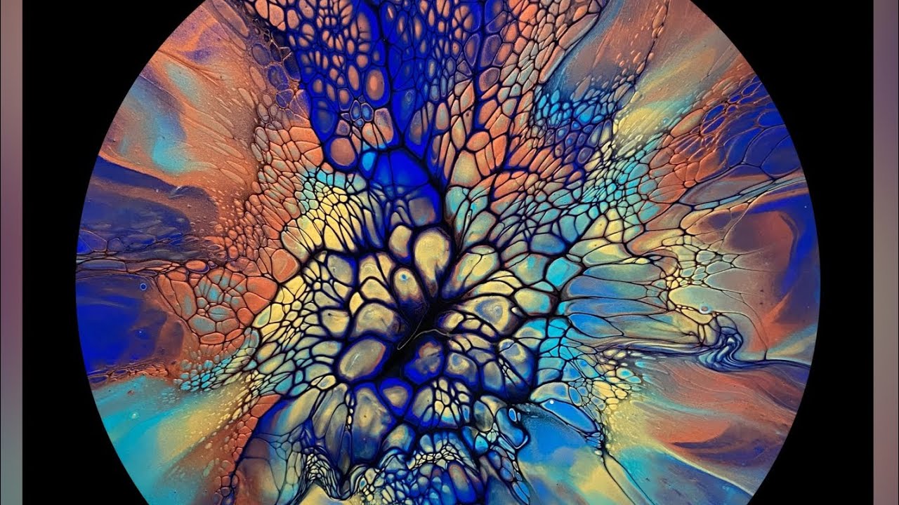 (983) Awesome Bloom Technique, Acrylic Paint Pouring - YouTube
