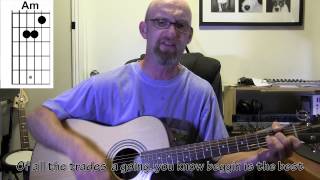 Little Beggarman, Irish/Celtic Guitar Tutorial with chords and lyrics chords