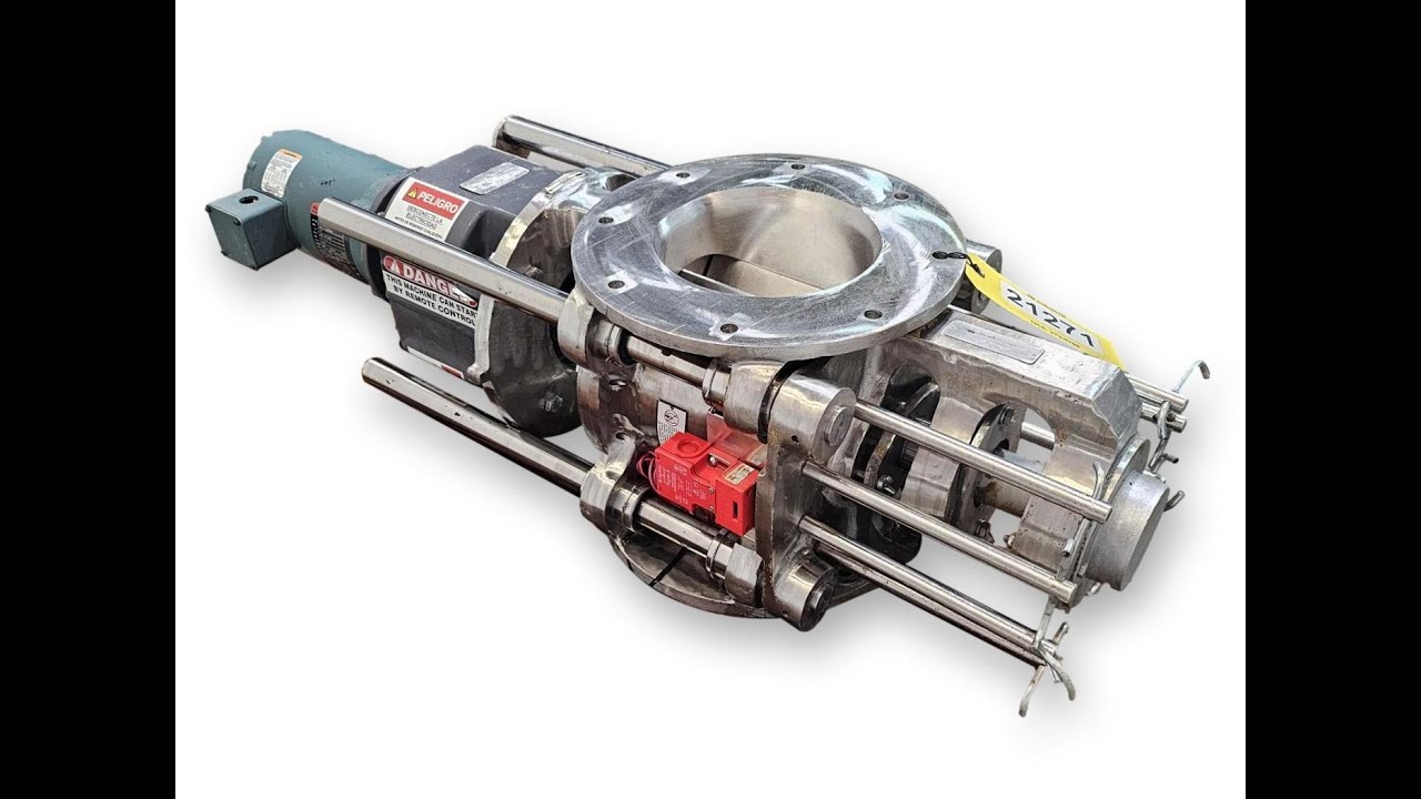 Used 8x8 Wm. W.Meyer Klean-in-Place Stainless Steel Rotary Airlock with Round Flange | JM Industrial