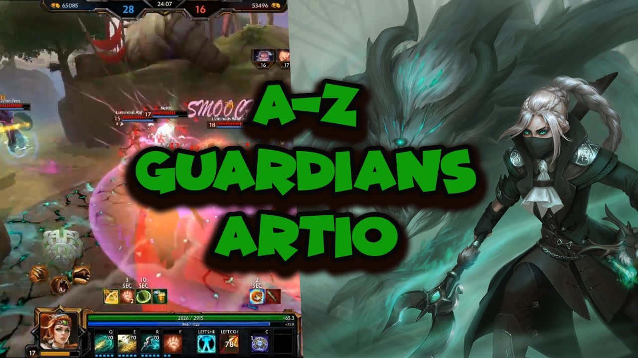 A THROUGH Z GUARDIANS(ARTIO) - Smite Highlights