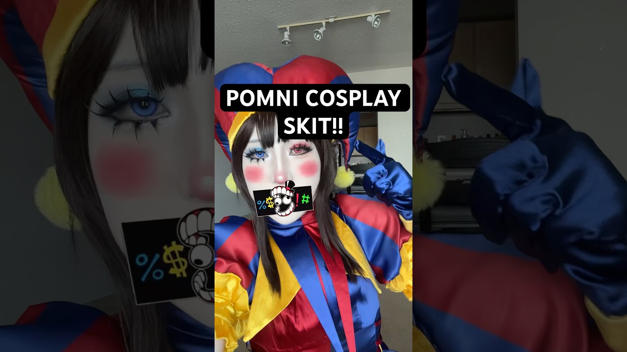 POMNI COSPLAY SKIT WOOO #theamazingdigitalcircus #tadc #pomni #cosplay