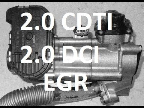How to remove, replace, clean EGR 2.0 CDTI DCI 2006 Vivaro, Trafic, Laguna M9R p0400 p2279