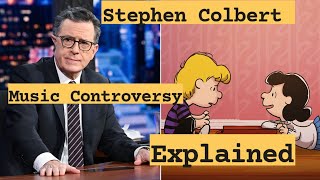 Stephen Colbert Finale Music License Explained | Peanuts Music Licensing Controversy