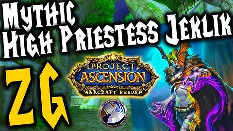 Zul Gurub Mythic High Priestess Jeklik - Project Ascension Warcraft Reborn - Warrior POV