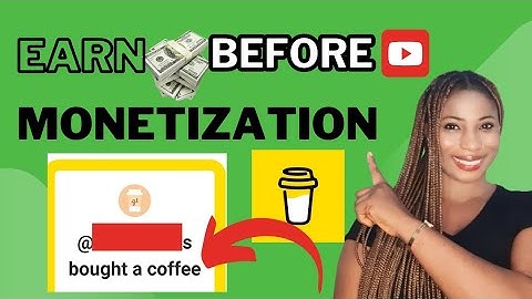 How to create a Buy me coffee page!|Earn in $ as a creator on youtube with less than 1k Subs!