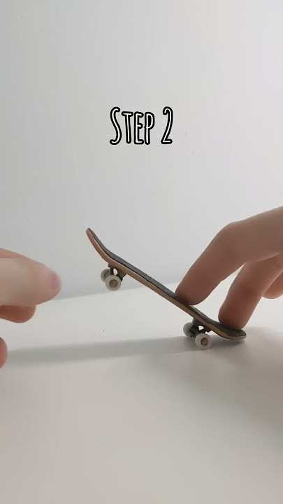 Finger Skateboard Trick Tutorial. 🛹 #fingerskateboarding #skateboarding