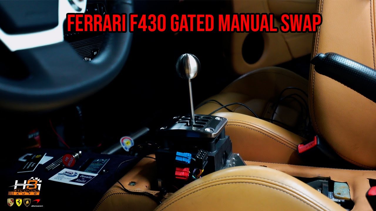Ferrari F430 Gated Manual Swap In Under 4 Minutes HBi Auto YouTube