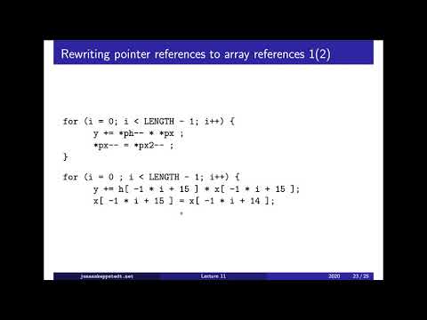 F11 / 6: SIMD vectorization in the lmpcc compiler (level 4)