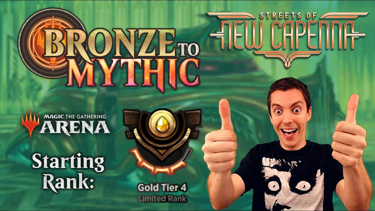 🥇 MTG Arena Bronze To Mythic Episode 5 Starting Rank Gold 4 ( 🌆