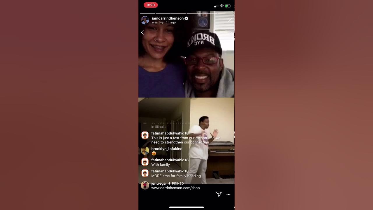 03/22/202 Guested on Instagram live with NSYNC’S CHOREOGRAPHER, DARRIN