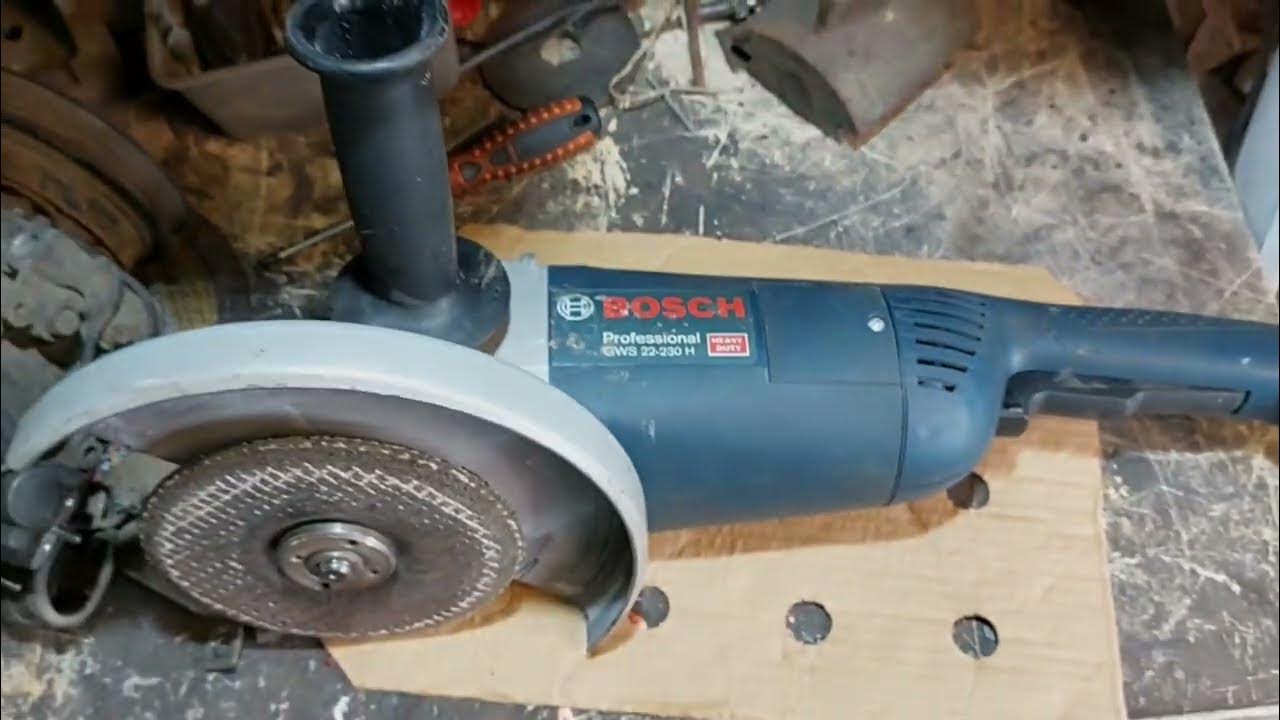 Плавный пуск XS-16/D3 на машинку Bosch GWS 22-230 H - YouTube