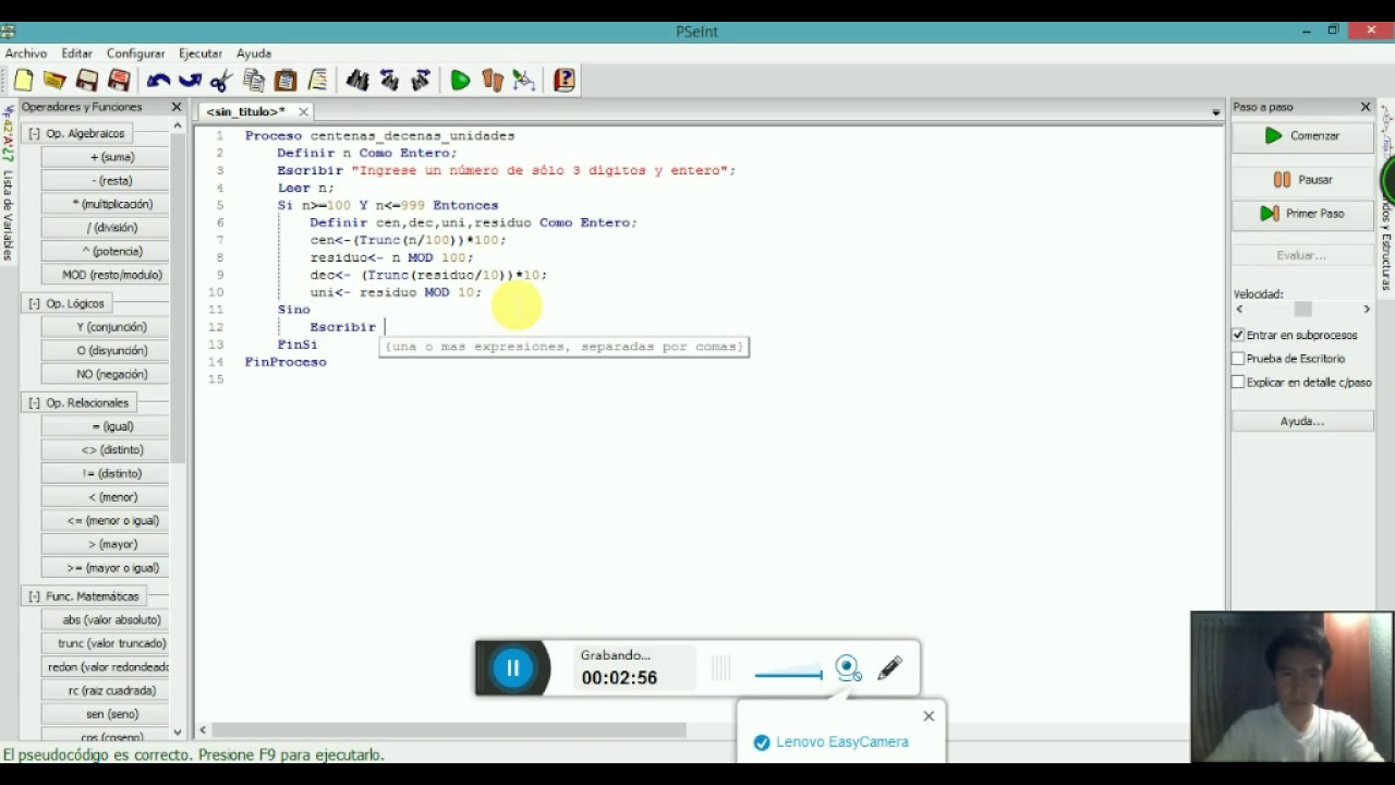 unity 2d: basic player movement script - youtube... Algorítmo de Programación - YouTube
