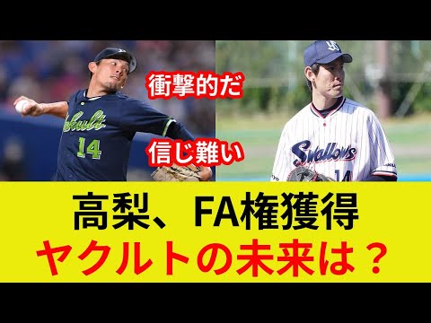 高梨裕稔、衝撃のFA権獲得!独占スクープ!今後の決断は?