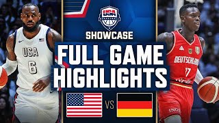 USA vs Germany - USAB Showcase Full Game Recap (July 22, 2024) - MP4 Highlights