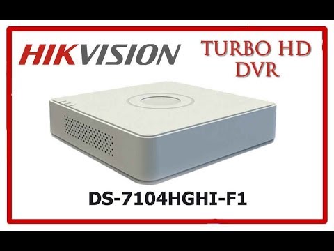 How To Update Dvr To Support Cameras 1080p Hikvision Ds 7104hghi F1 Youtube