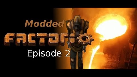 Modded Factorio Ep 2 - Iron Smelting Setup