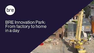 Userhuus at BRE Innovation Park Modular Homes Installed in Just One Day