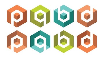 BDPQ Cube Logo Design Illustrator #illustrator #logodesign #graphicdesign #shorts #tutorial