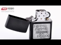 Зажигалка Zippo Pewter Emblem Black Crackle 363