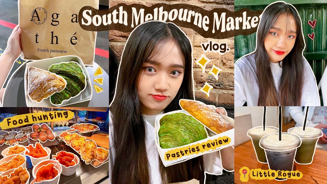 Let’s Eat at the Famous SOUTH MELBOURNE MARKET💐 vlog lobster roll