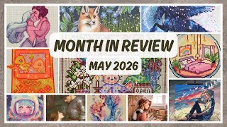 May Recap & Month in Review: 7 Finished Diamond Paintings, 8 (!!) WIPs, and June Plans!