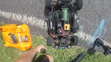 Traxxas slash 4x4,Castle mmx8s/1717 combo 8s 153mph pass