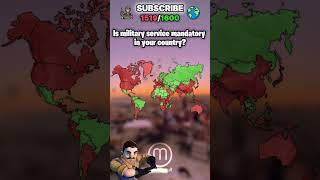 Is military service mandatory in your country? #europe #geography #map