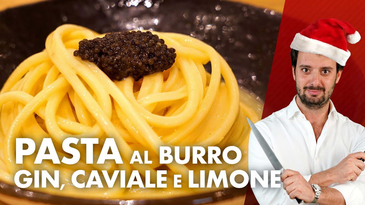 Spaghetti al Gin, Limone e Caviale