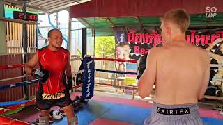 Muay Thai - It Was A Very Good Sparring With Kru Plearn!