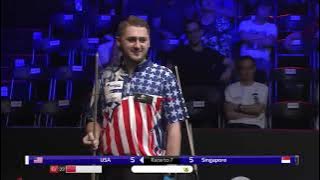 USA vs Singapore | 2018 World Cup of Pool | Round 1