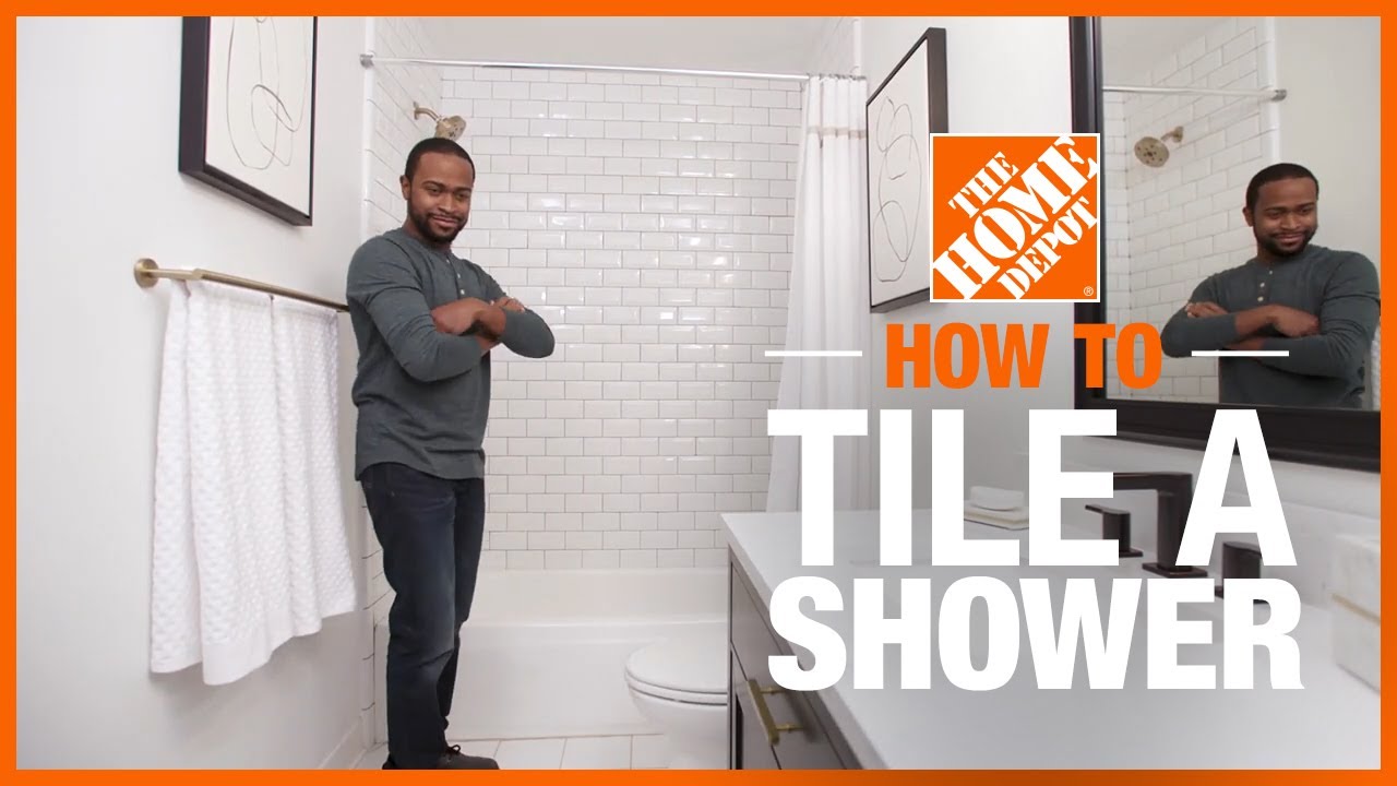 How to Tile a Basement Shower - The Home Depot