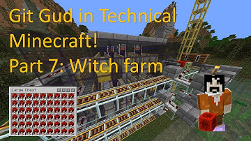 The easiest witch farm! 6200 redstone/h, 90min build. "Git gud in Technical Minecraft", Java 1.21+