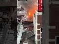 Footage shows fire breaking out near railway station in southern Japan