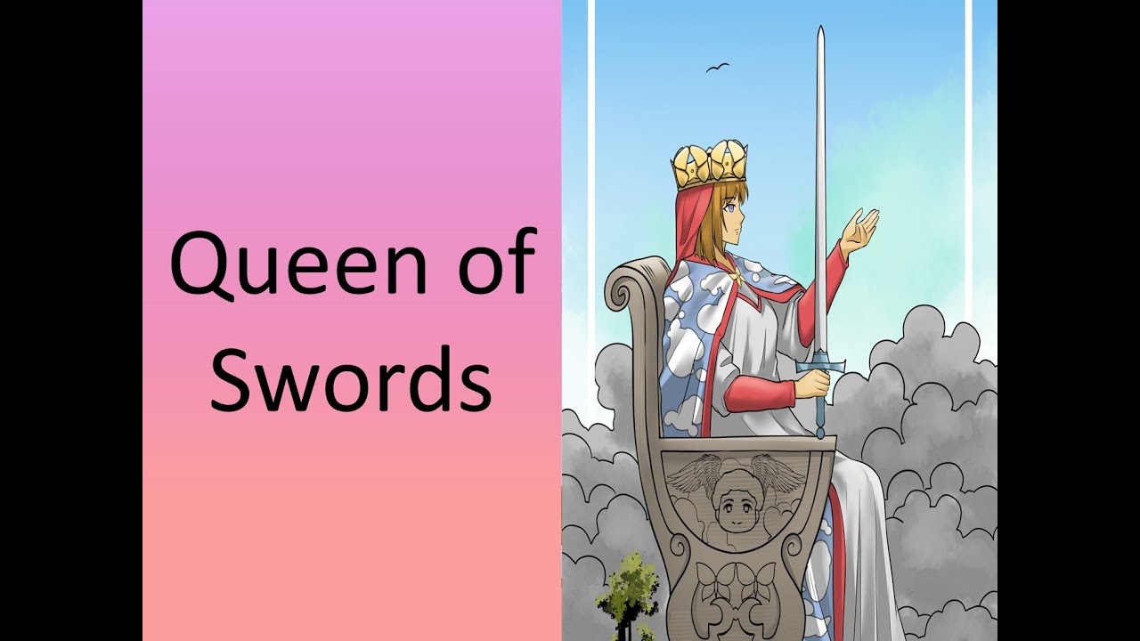 The Queen of Swords Tarot Card - in 1 Minute - YouTube