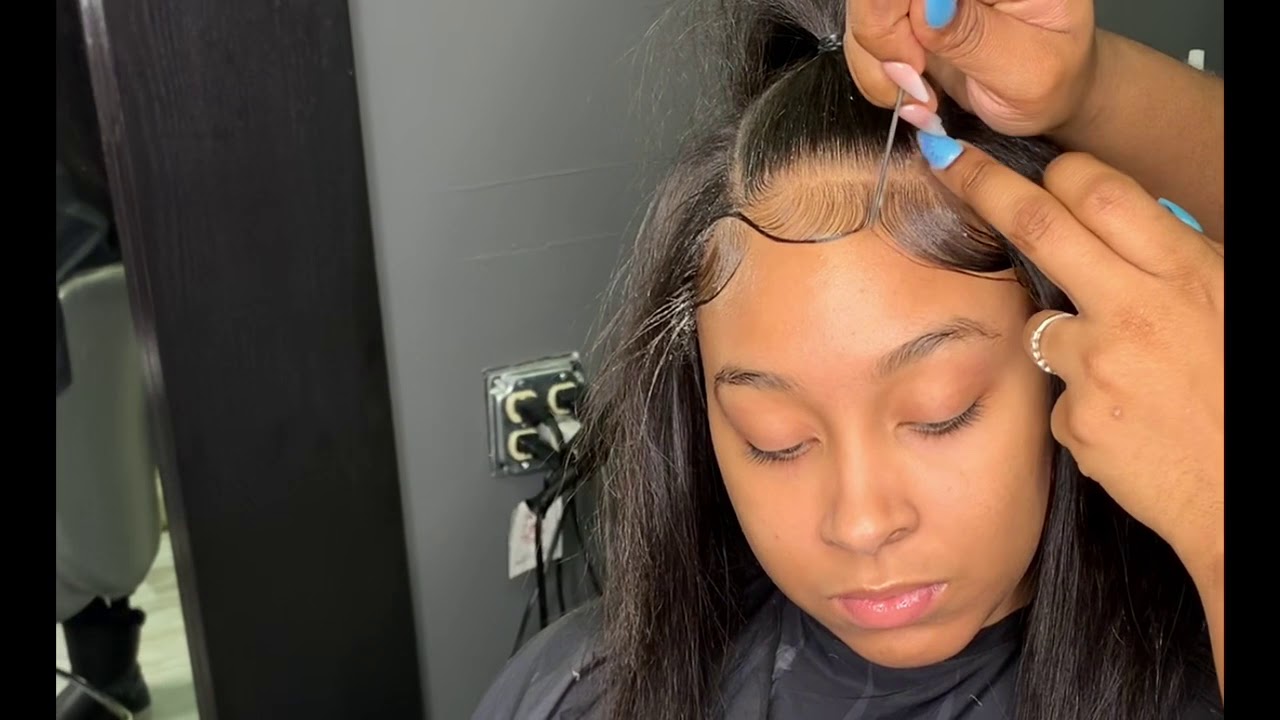 How to lay baby hairs (swoops) Red’s way - YouTube