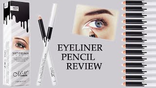 MN Menow Soft Eyeliner Pencil Review / White Eyeliner Pencil Review