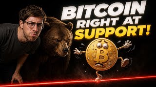 BITCOIN RIGHT AT SUPPORT!