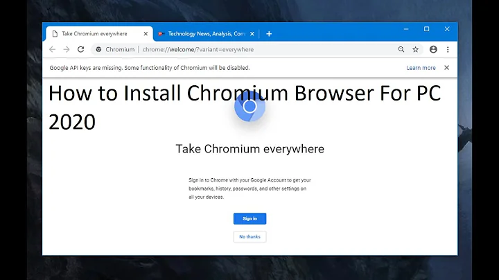 How to Install Chromium Browser For PC. Super Fast Browser 2020.