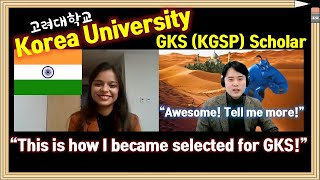 GKS (KGSP) Interview with Korea University Student (Part 1)